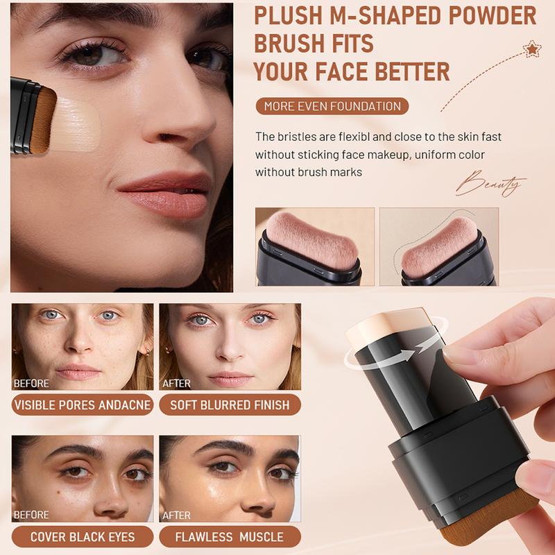 🔥2-in-1 Foundation Stick with Brush