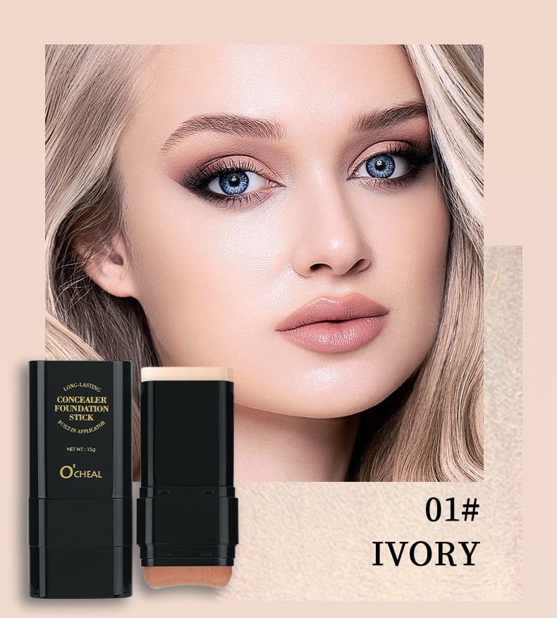 🔥2-in-1 Foundation Stick with Brush